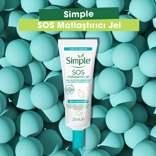 Simple Daily Skin Detox SOS Matlaştırıcı Jel